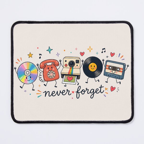 Item preview, Never Forget, Cute Retro Vinyl, Retro Nostalgic 90s, Funny Vintage, Cassette Tape, Phone designed and sold by Sprinkle12345.