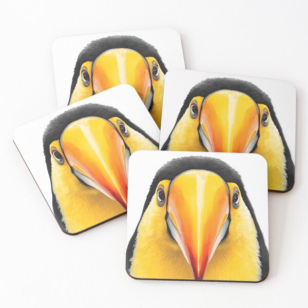 Item preview, Tropical Toucan Watercolor Painting designed and sold by RawNaturePrints.