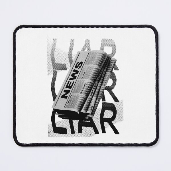 Item preview, Liar Halftone News Media Critique designed and sold by Yamuchan.