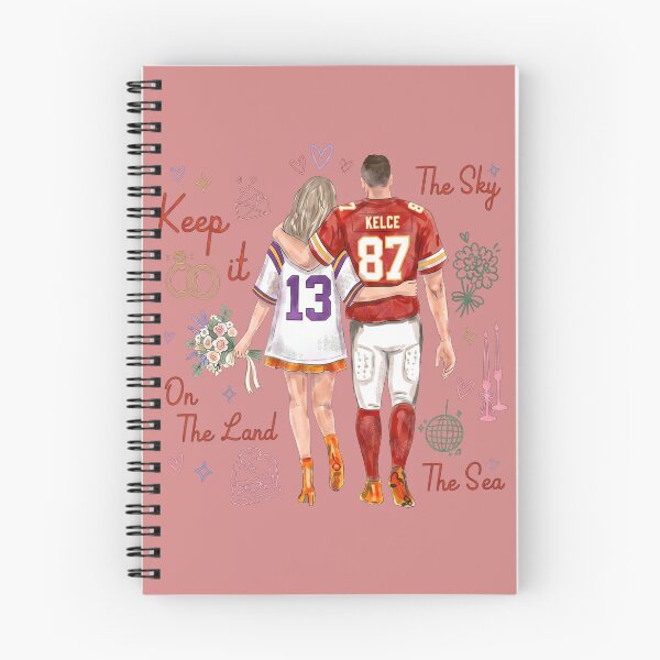 Item preview, Taylor Swift and Travis Kelce Chiefs 87 Football Power Couple Fan Art designed and sold by MakmurMpxgo.