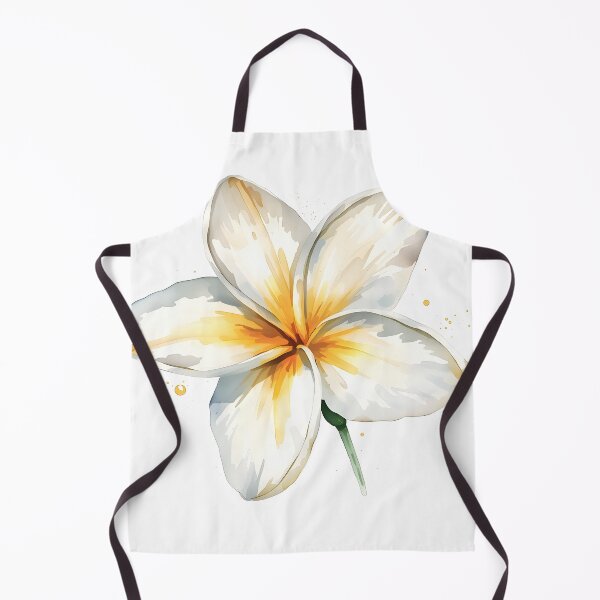 Item preview, Tropical Plumeria Watercolor Painting designed and sold by RawNaturePrints.