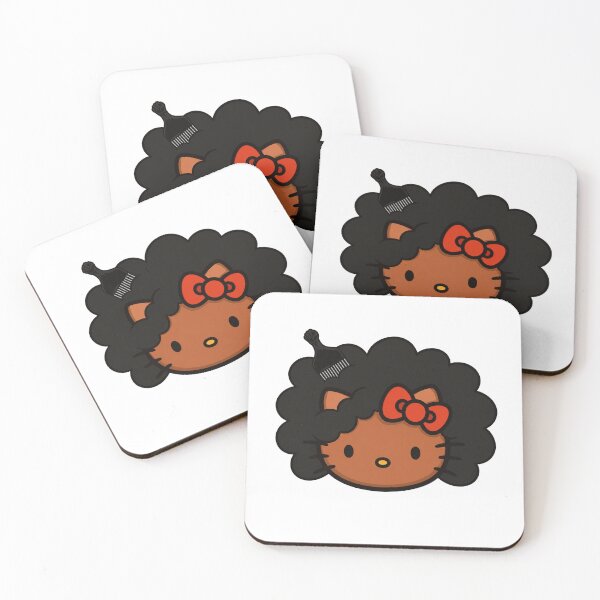 Item preview, HK Afro Kitty Cat Beach designed and sold by CoquetteGoose.
