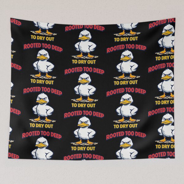 Item preview, Rooted Too Deep To Dry Out Motivational Duck designed and sold by TeeTimeTreasure.