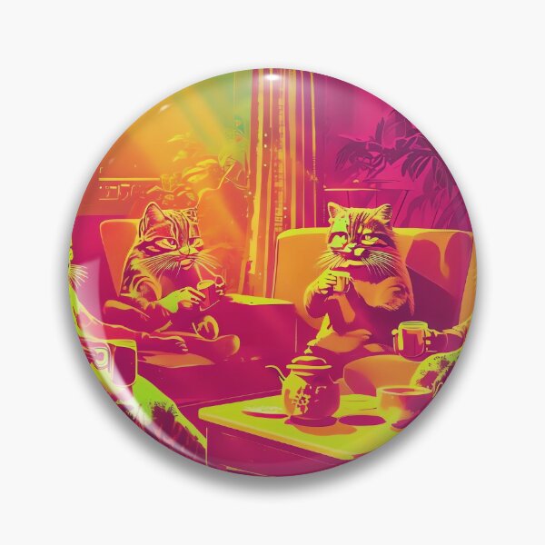 Item preview, The Cheetah Tea Party designed and sold by ONYX Pixee.