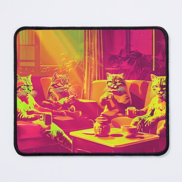 Item preview, The Cheetah Tea Party designed and sold by ONYX Pixee.