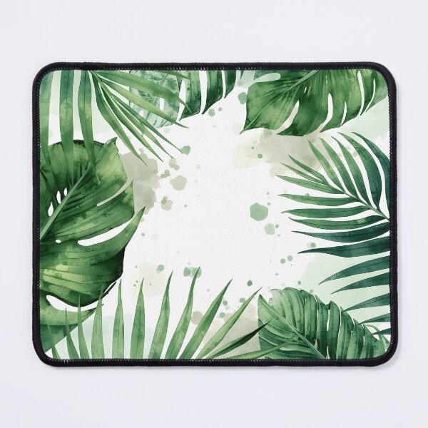 Item preview, Tropical Palm Leaves Watercolor Painting designed and sold by RawNaturePrints.