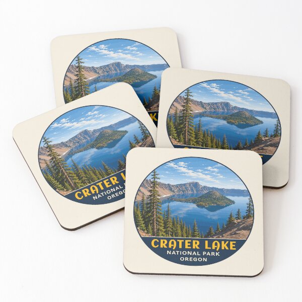 Item preview, Crater Lake National Park Orego Retro Design designed and sold by Gideon Emmerich.