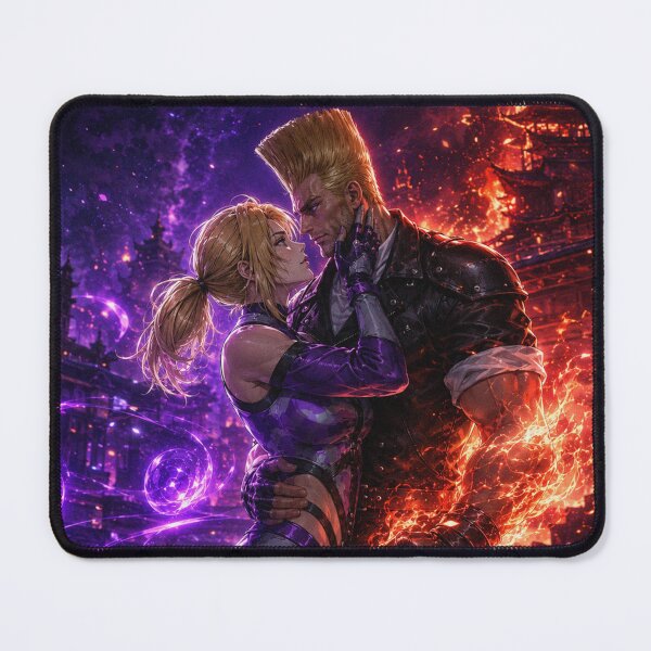 Item preview, Tekken Lovers - Nina Williams & Paul Phoenix designed and sold by mangapopstudio.