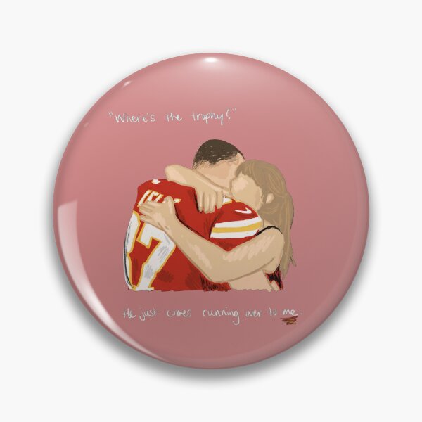 Item preview, Taylor Swift and Travis Kelce Chiefs 87 Football Power Couple Fan Art designed and sold by MakmurMpxgo.