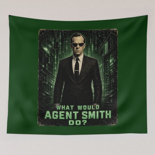 Artikelvorschau, Was würde Agent Smith tun? entworfen und verkauft von TeeCodes.