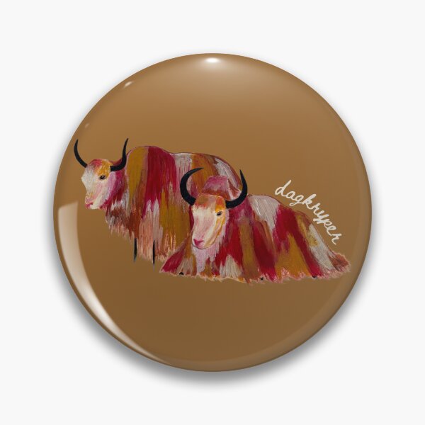 Item preview, Yaks Highland Wildlife Painting designed and sold by dagkryper.