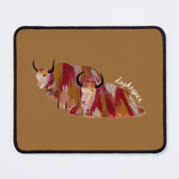 Item preview, Yaks Highland Wildlife Painting designed and sold by dagkryper.