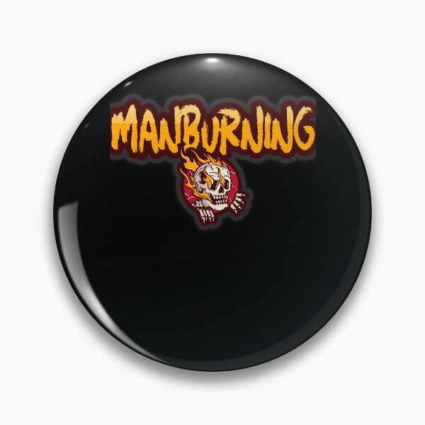 Item preview, Fiery Orange and Yellow Manburning Typography designed and sold by nicetory.