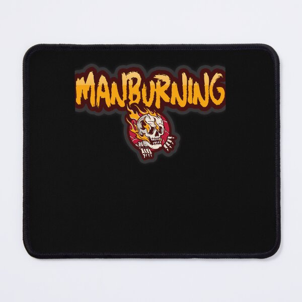 Item preview, Fiery Orange and Yellow Manburning Typography designed and sold by nicetory.