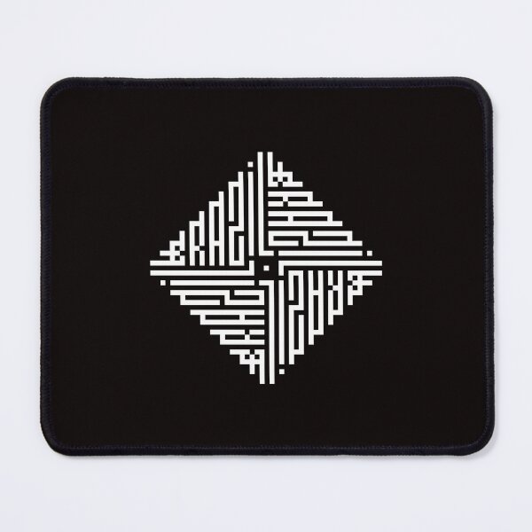 Item preview, BRAZIL | White  | Modern Geometric Kufi Calligraphy | From Name to Art   designed and sold by FOR YOUR NAME.