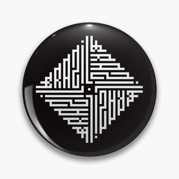 Item preview, BRAZIL | White  | Modern Geometric Kufi Calligraphy | From Name to Art   designed and sold by FOR YOUR NAME.