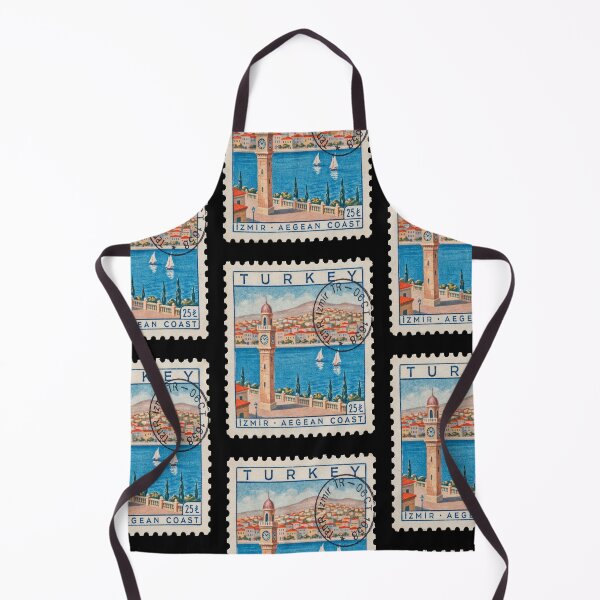 Item preview, Izmir Turkey Aegean Coast Postage Stamp Travel Sticker designed and sold by stickercuffs.
