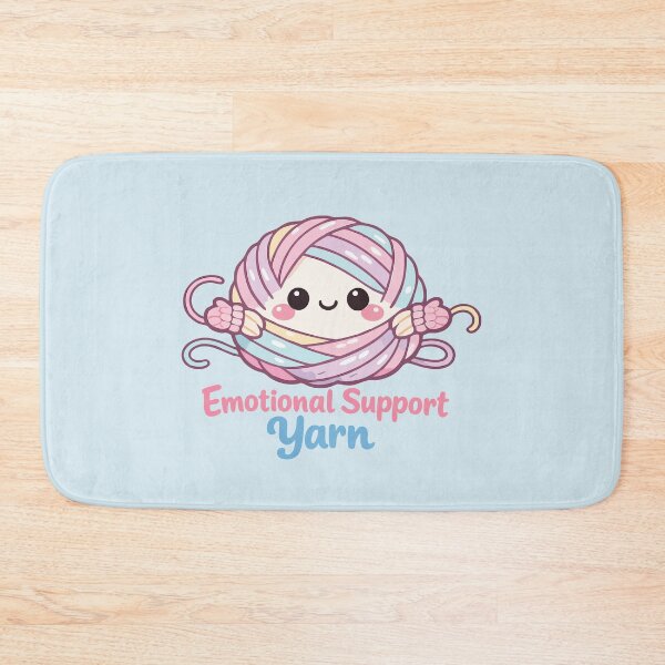 Item preview, Emotional Support Yarn Cute Kawaii Crochet designed and sold by SimplePoDesign.