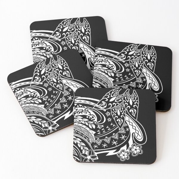 Item preview, Black Overlay Hawaiian Art Print designed and sold by sunnthreads.
