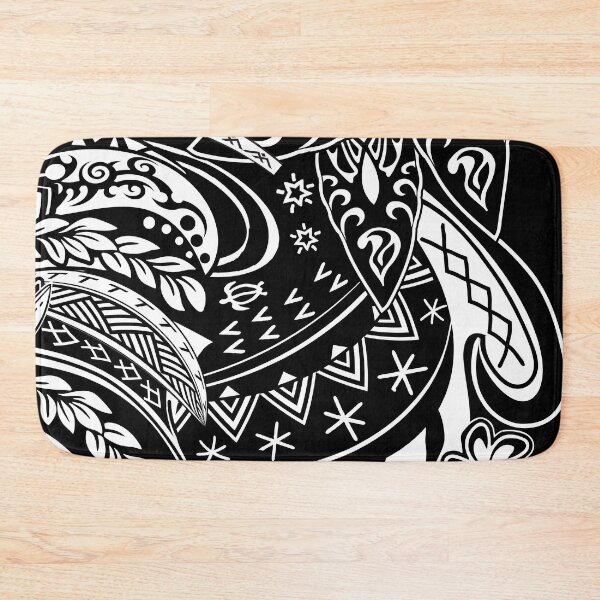 Item preview, Black Overlay Hawaiian Art Print designed and sold by sunnthreads.