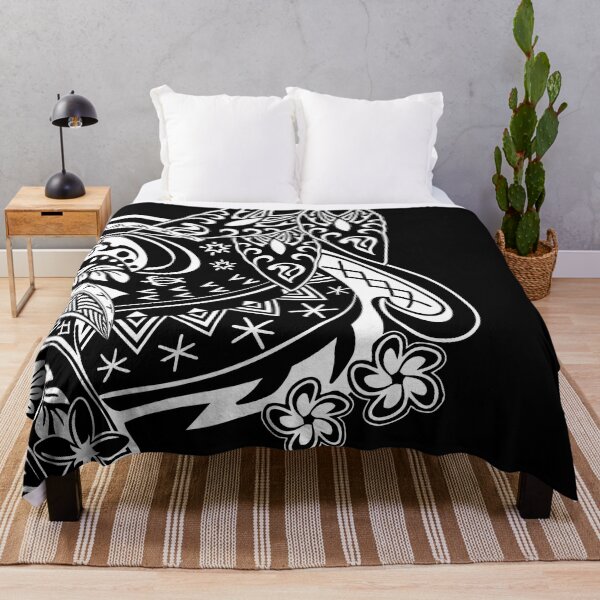 Item preview, Black Overlay Hawaiian Art Print designed and sold by sunnthreads.