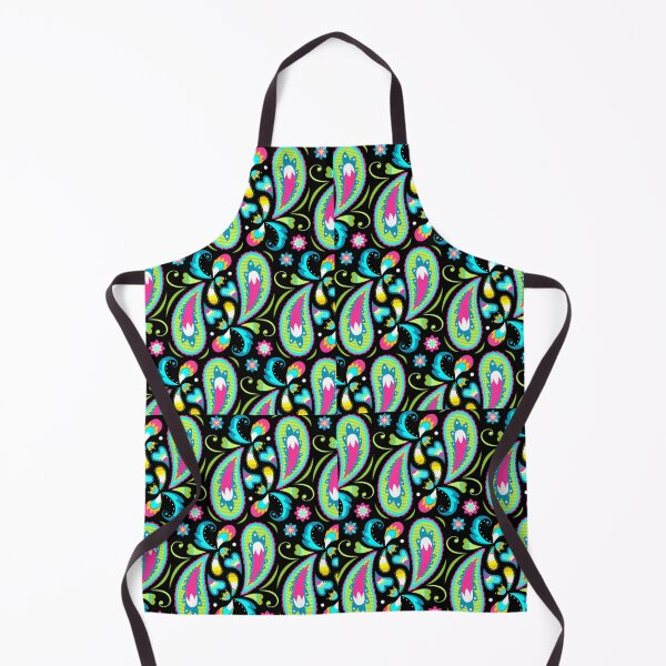 Item preview, Bright Paisley Pattern Pink Teal Lime Green Boho Summer Floral Graphic T-Shirt designed and sold by DERA RAY.