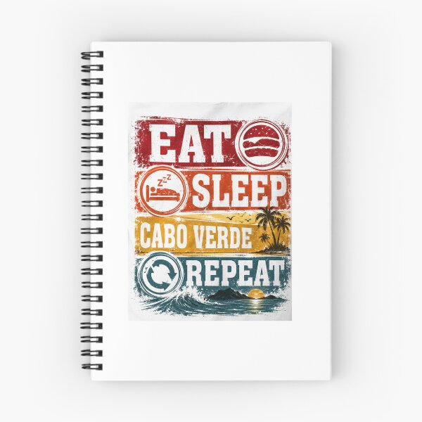 Item preview, Eat Sleep Cabo Verde Repeat designed and sold by SMARTKIT  DESIGNAGENCY.