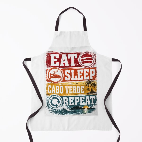 Item preview, Eat Sleep Cabo Verde Repeat designed and sold by SMARTKIT DESIGNAGENCY.