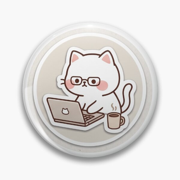 Item preview, Cat Working on Laptop designed and sold by ashishverma153.