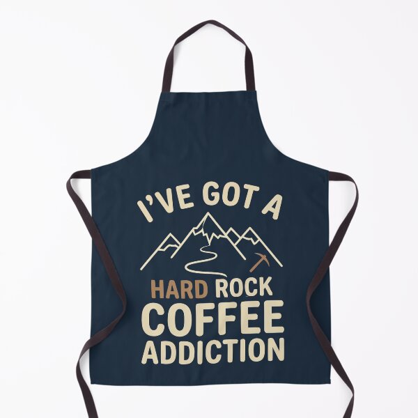 Item preview, I've Got a Hard Rock Coffee Addiction Funny Mountain Hiking Quote designed and sold by Amir Faysal.