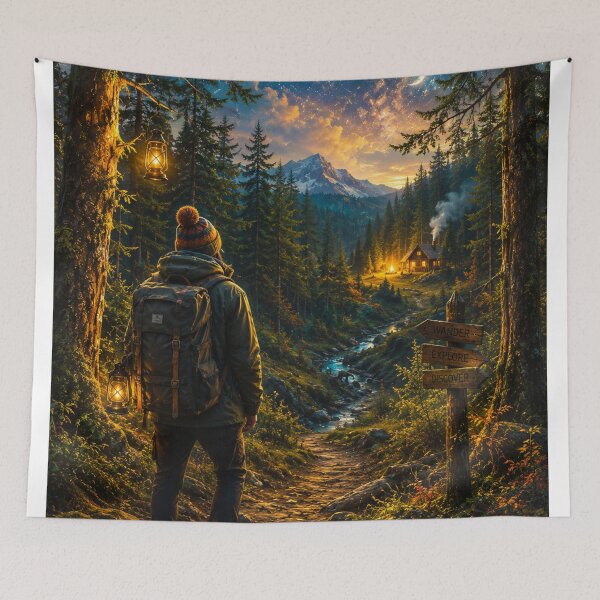 Item preview, Enchanted Forest Journey Fantasy Art designed and sold by naturalsurvival.