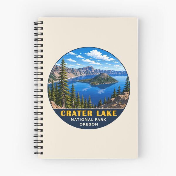 Item preview, Crater Lake National Park Orego Retro Design designed and sold by Gideon Emmerich.