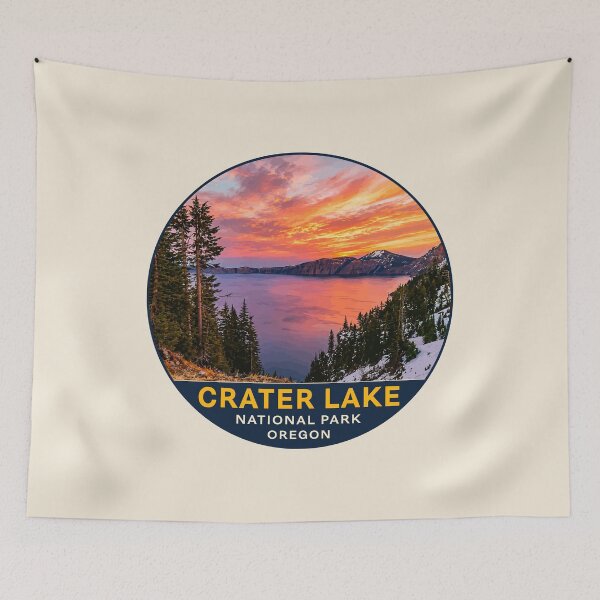 Item preview, Crater Lake National Park Orego Retro Design designed and sold by Gideon Emmerich.