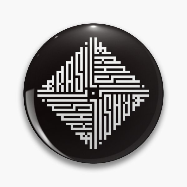 Item preview, BRASIL | White  | Modern Geometric Kufi Calligraphy | From Name to Art   designed and sold by FOR YOUR NAME.