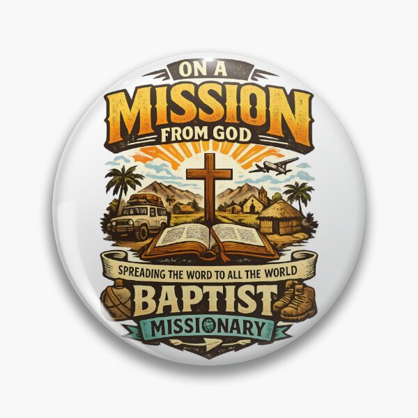 Item preview, Faith Mission Journey Christian Cross - Baptist Mission Inspired designed and sold by SidTastic .