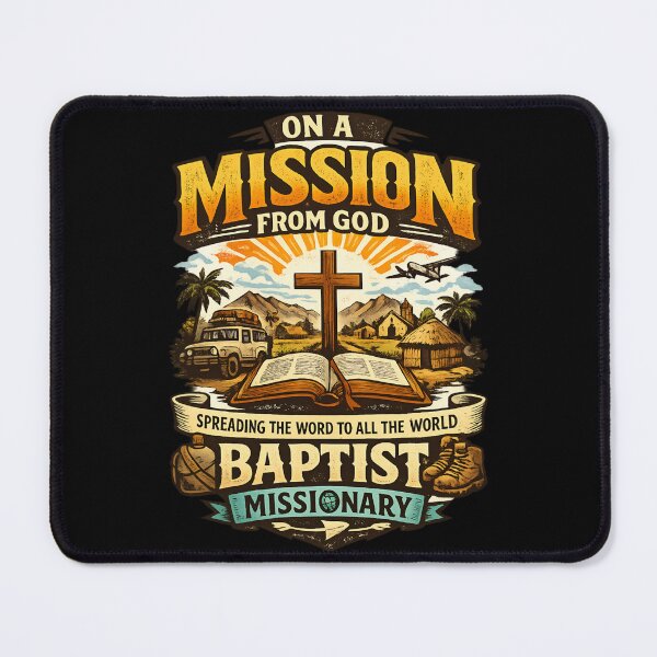 Item preview, Faith Mission Journey Christian Cross - Baptist Mission Inspired designed and sold by SidTastic .