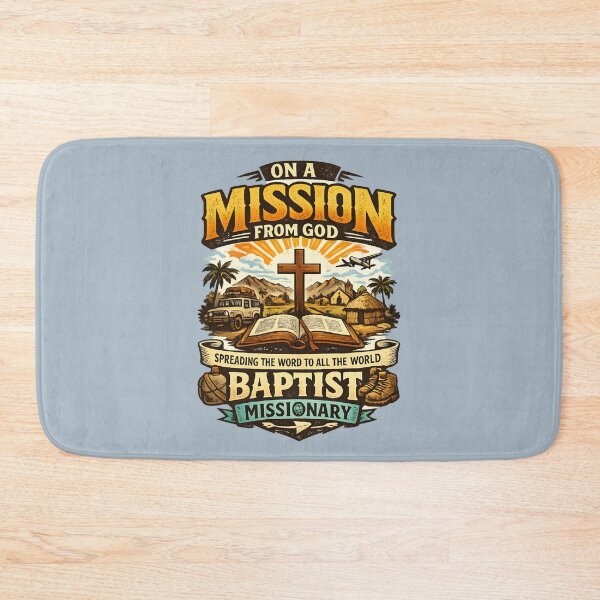 Item preview, Faith Mission Journey Christian Cross - Baptist Mission Inspired designed and sold by SidTastic .