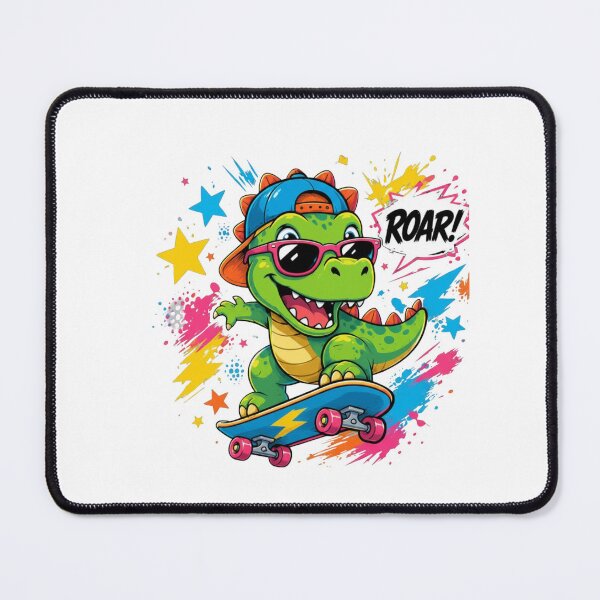 Item preview, Rad Dino on a Skateboard designed and sold by MySthore.