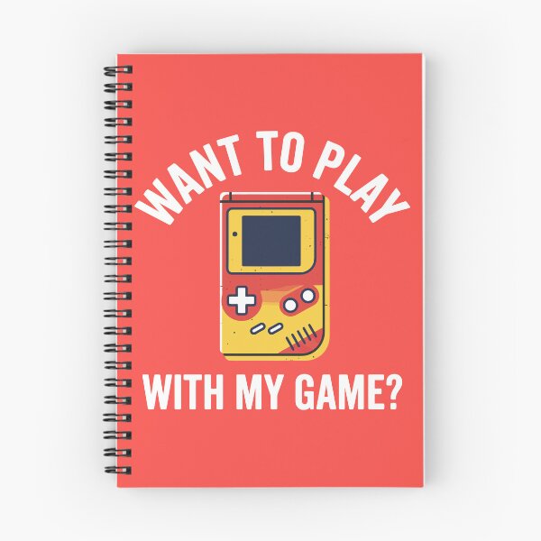 Item preview, Want to Play with My Game Retro Handheld Console Humor designed and sold by Amir Faysal.