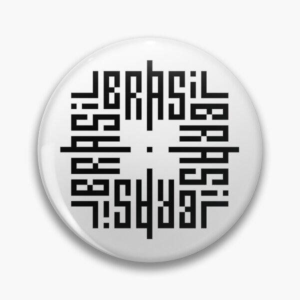 Item preview, BRASIL | Black  | Modern Geometric Kufi Calligraphy | From Name to Art   designed and sold by FOR YOUR NAME.