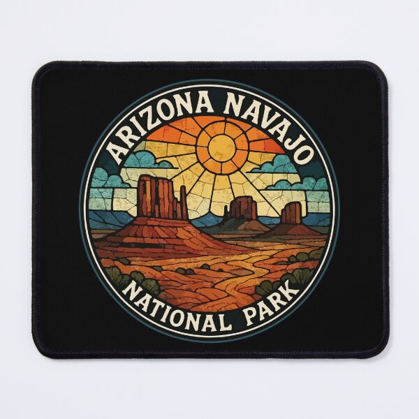 Item preview, Navajo Arizona National Park Stained Glass Travel designed and sold by TomFrontierArt.