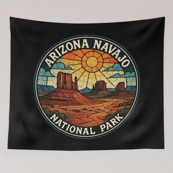 Item preview, Navajo Arizona National Park Stained Glass Travel designed and sold by TomFrontierArt.