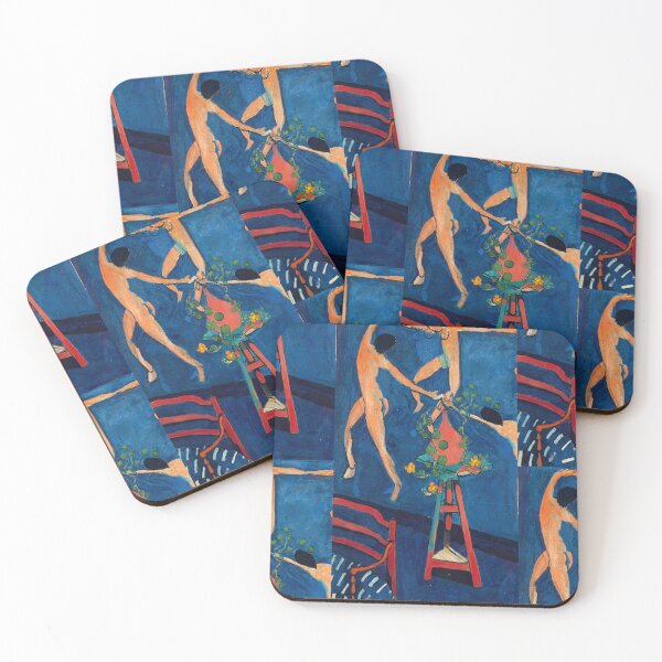 Item preview, Nasturtiums with Dancers in Blue designed and sold by artofuniverse.