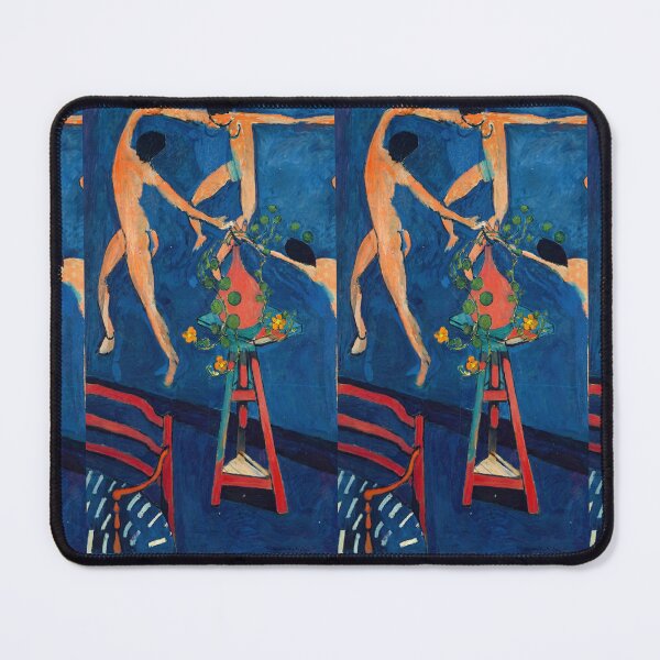Item preview, Nasturtiums with Dancers in Blue designed and sold by artofuniverse.