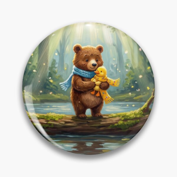 Item preview, Bear & Duckling | The Brook's Unlikely Friendship designed and sold by Englandbear.