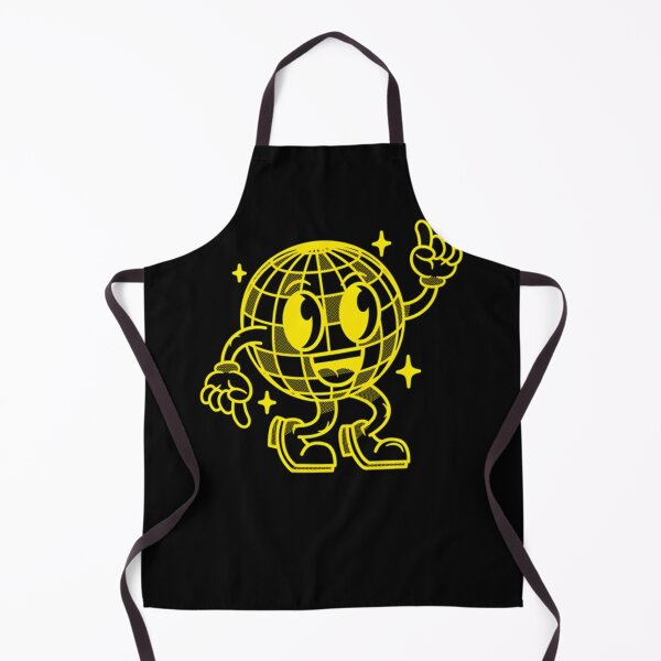 Item preview, Funky Yellow Disco Ball Character designed and sold by MDNstore.