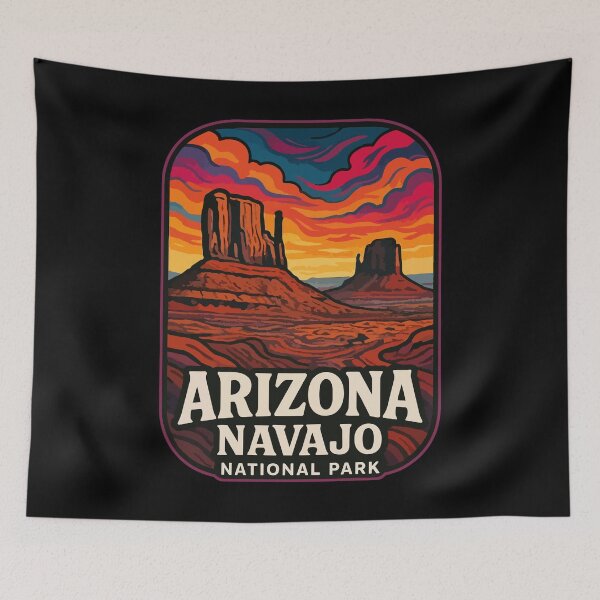 Item preview, Navajo Arizona National Park Trippy Art Travel designed and sold by TomFrontierArt.