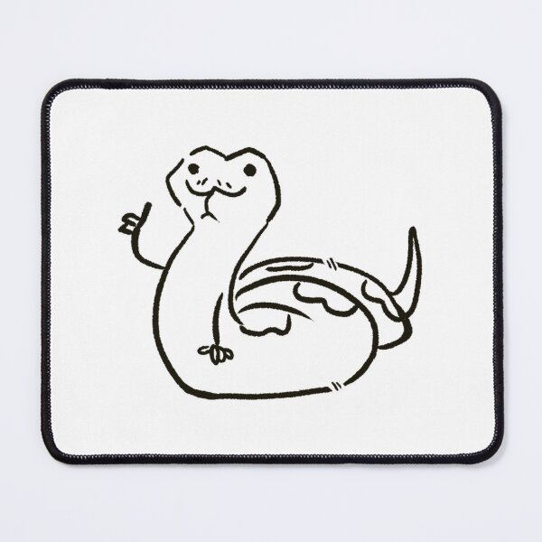 Item preview, Snake With Arms Funny Cute Cartoon Reptile Illustration designed and sold by AloeMonstera.