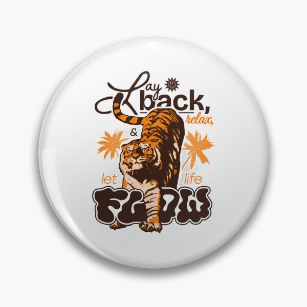 Item preview, Chilling Tiger Tropical Relax designed and sold by MDNstore.