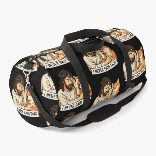 Item preview, Jesus Never Said That Shiba Inu Dog designed and sold by plushism.